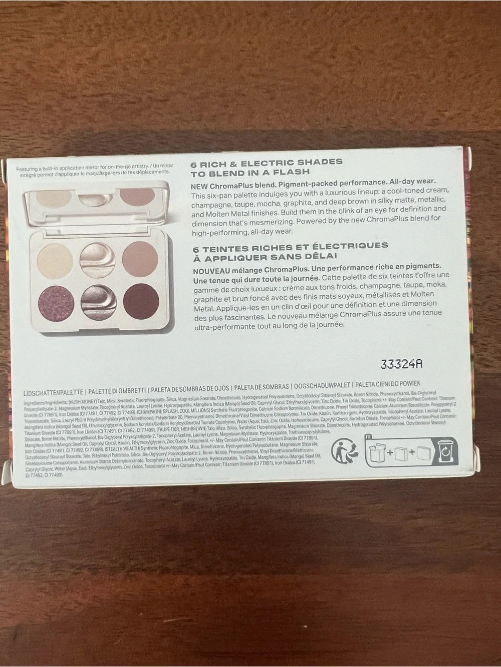 Morphe Rich Glitch Eyeshadow Palette – Neutral & Mauve Shades